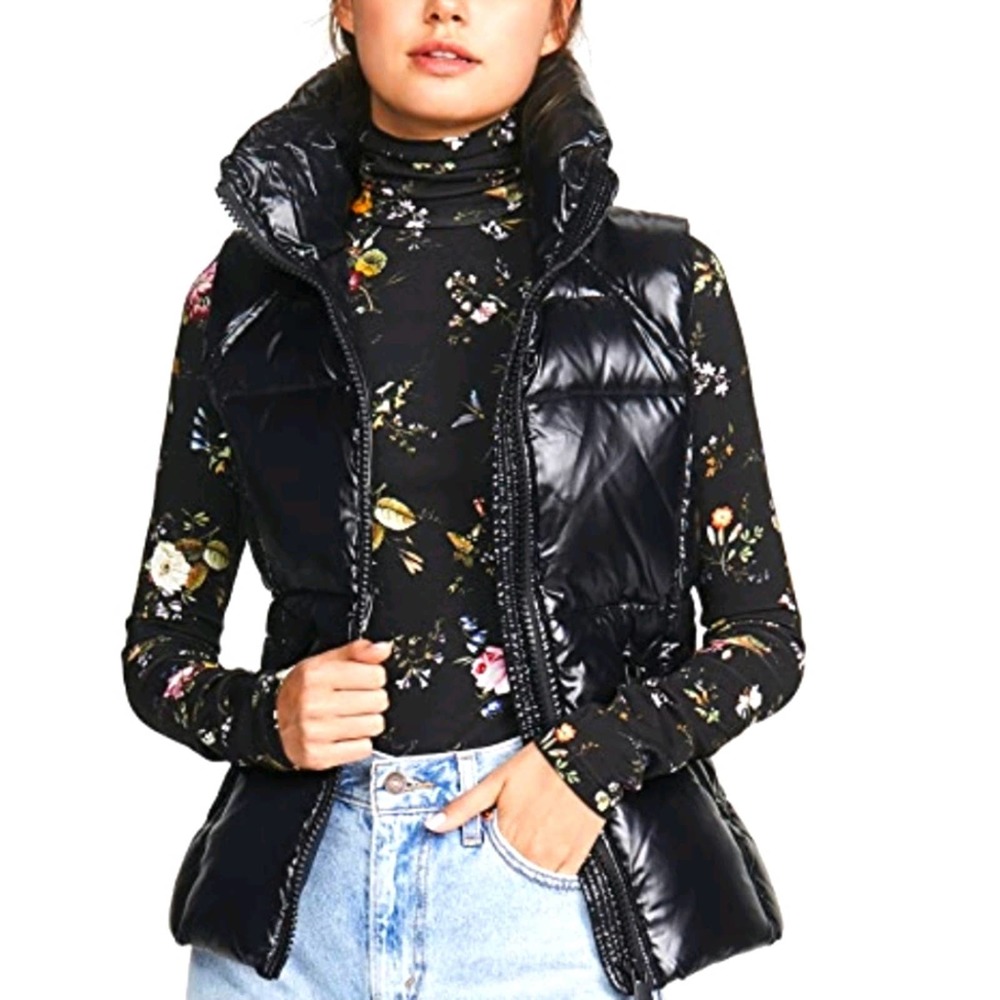 Black Quilted Women's Vest